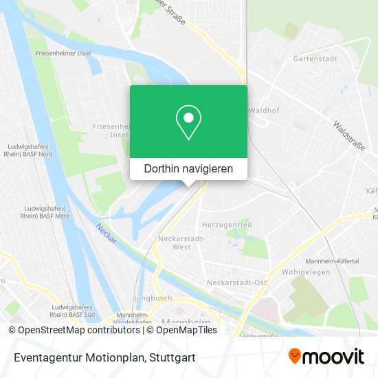 Eventagentur Motionplan Karte