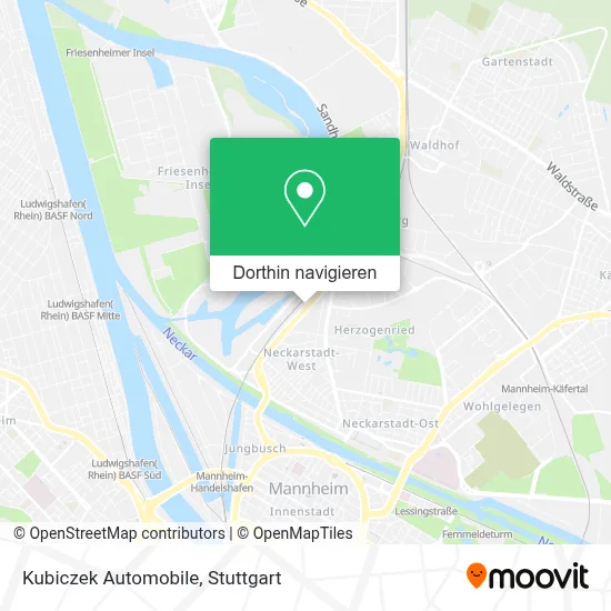 Kubiczek Automobile Karte