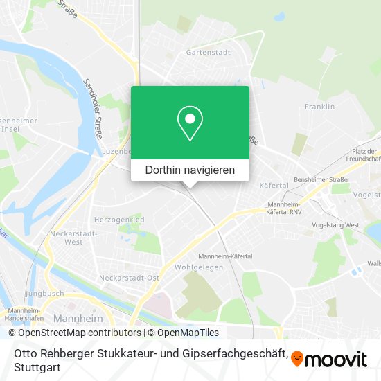 Otto Rehberger Stukkateur- und Gipserfachgeschäft Karte