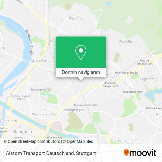 Alstom Transport Deutschland Karte