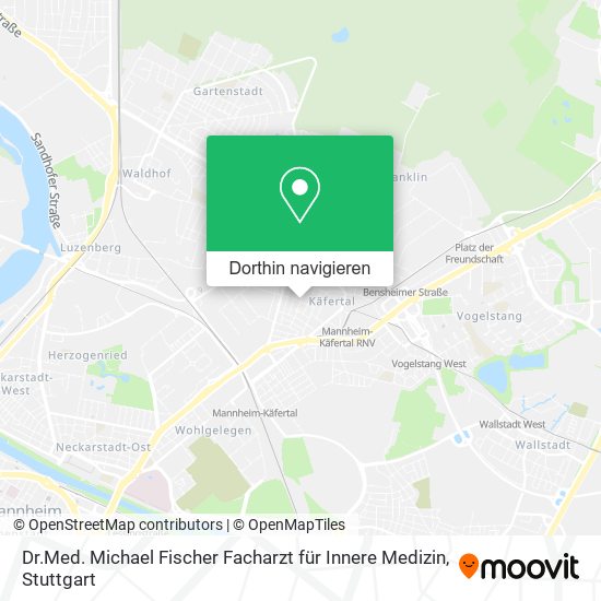 Dr.Med. Michael Fischer Facharzt für Innere Medizin Karte