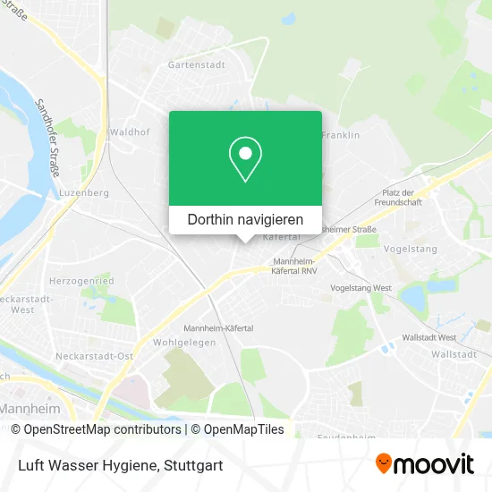 Luft Wasser Hygiene Karte