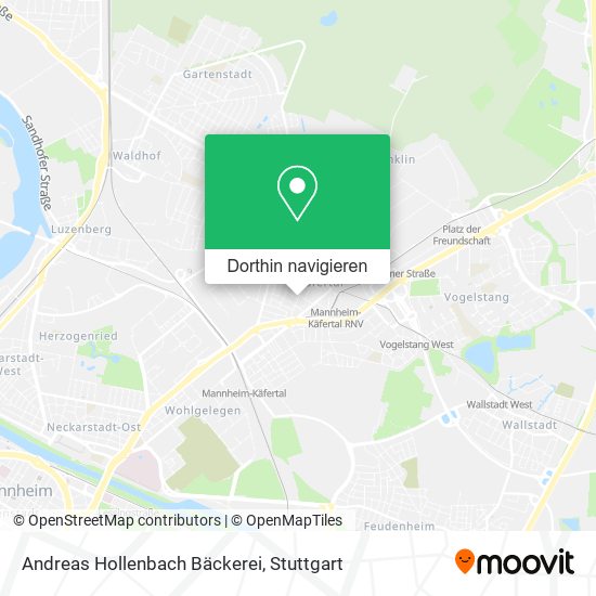 Andreas Hollenbach Bäckerei Karte