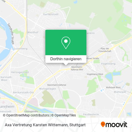 Axa Vertretung Karsten Wittemann Karte