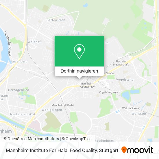 Mannheim Institute For Halal Food Quality Karte
