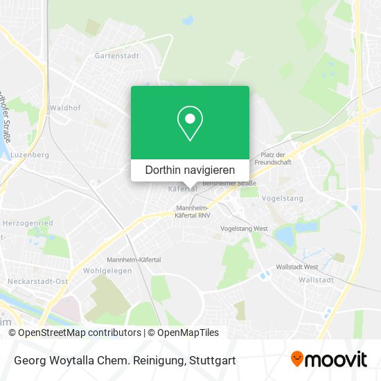 Georg Woytalla Chem. Reinigung Karte