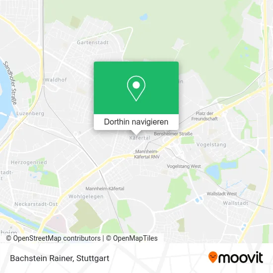 Bachstein Rainer Karte