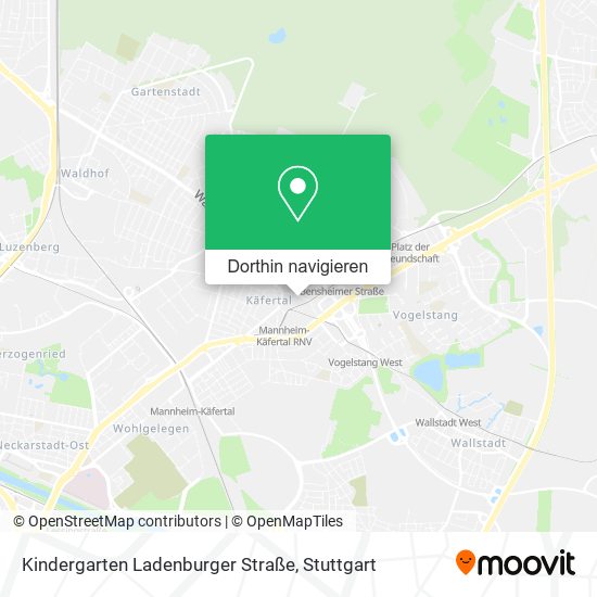 Kindergarten Ladenburger Straße Karte