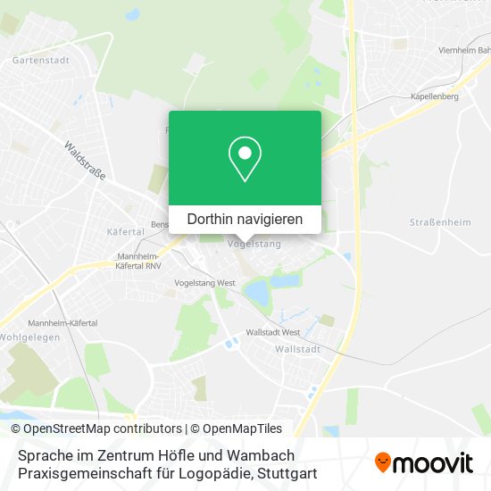 Sprache im Zentrum Höfle und Wambach Praxisgemeinschaft für Logopädie Karte