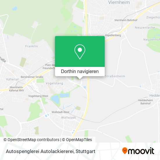 Autospenglerei Autolackiererei Karte