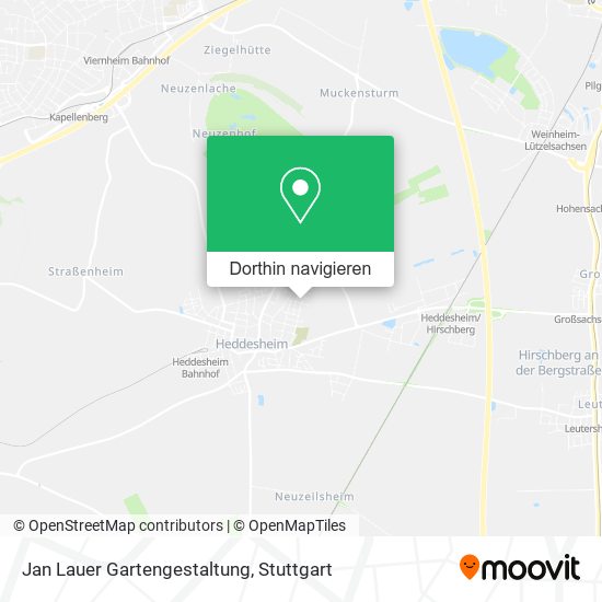 Jan Lauer Gartengestaltung Karte