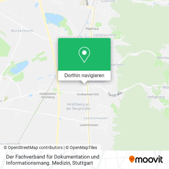 Der Fachverband für Dokumentation und Informationsmang. Medizin Karte