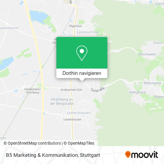 B5 Marketing & Kommunikation Karte