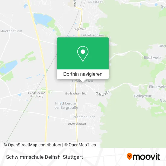 Schwimmschule Delfish Karte