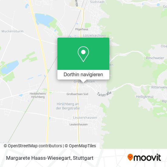 Margarete Haass-Wiesegart Karte