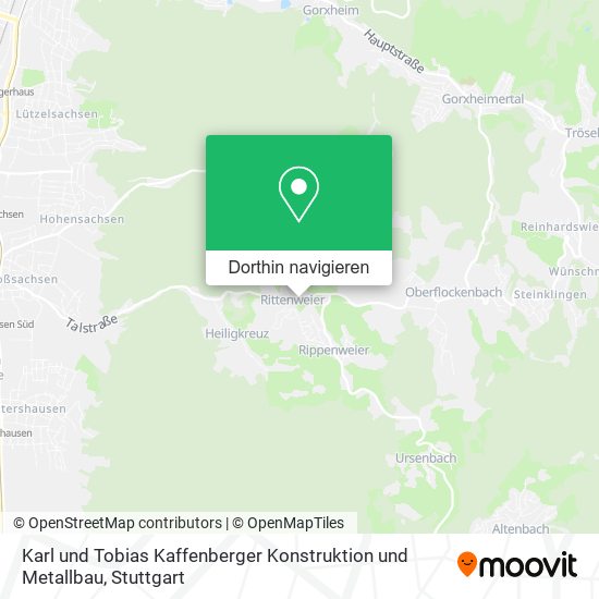 Karl und Tobias Kaffenberger Konstruktion und Metallbau Karte