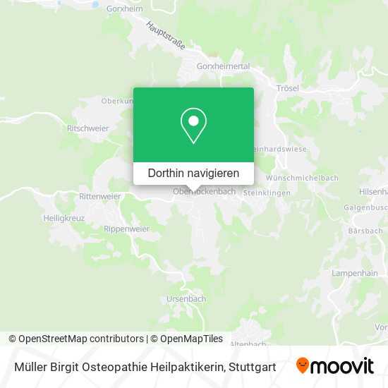 Müller Birgit Osteopathie Heilpaktikerin Karte