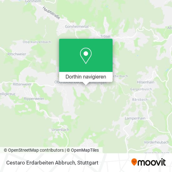 Cestaro Erdarbeiten Abbruch Karte