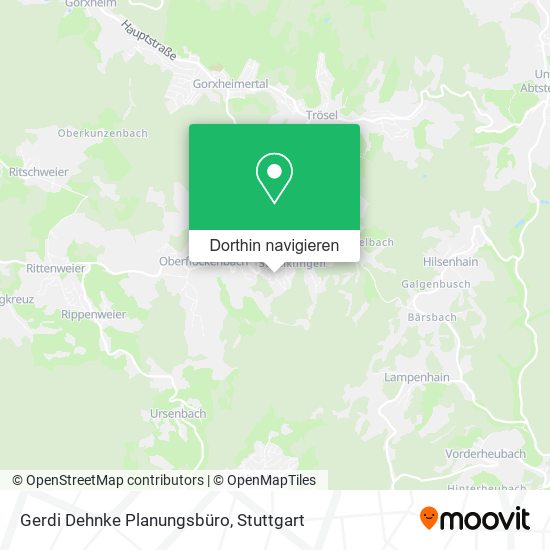 Gerdi Dehnke Planungsbüro Karte