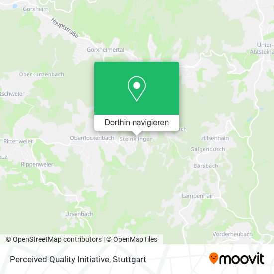 Perceived Quality Initiative Karte