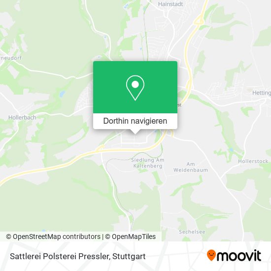 Sattlerei Polsterei Pressler Karte