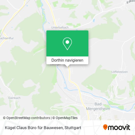 Kügel Claus Büro für Bauwesen Karte