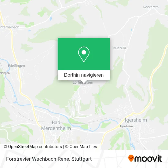 Forstrevier Wachbach Rene Karte