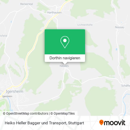 Heiko Heller Bagger und Transport Karte