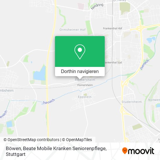 Böwen, Beate Mobile Kranken Seniorenpflege Karte