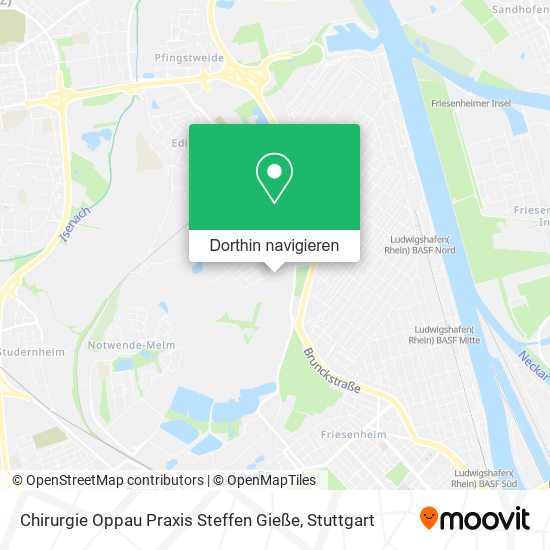 Chirurgie Oppau Praxis Steffen Gieße Karte