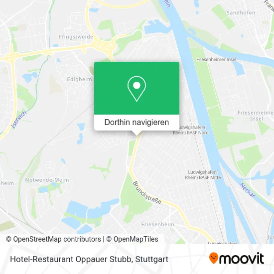 Hotel-Restaurant Oppauer Stubb Karte