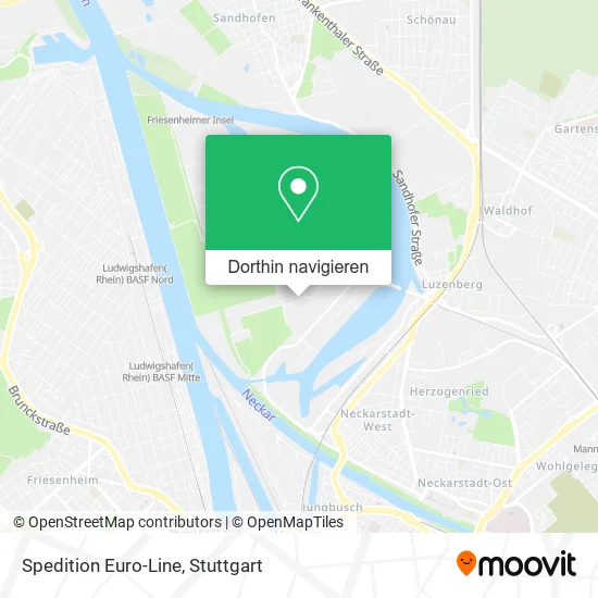 Spedition Euro-Line Karte