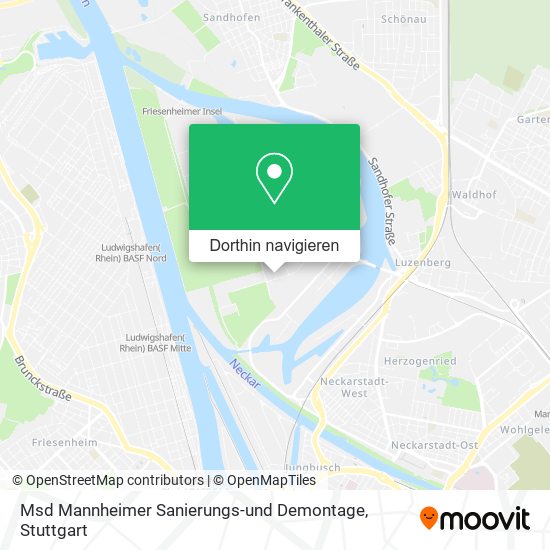 Msd Mannheimer Sanierungs-und Demontage Karte