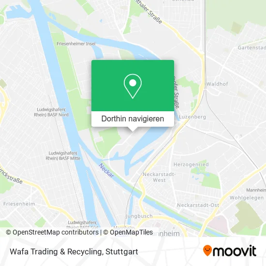 Wafa Trading & Recycling Karte