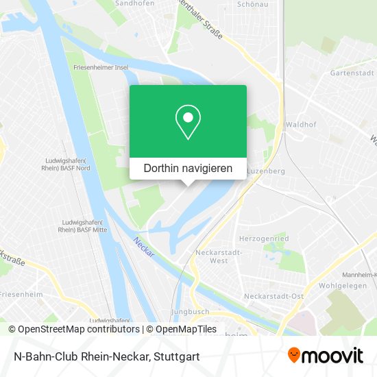 N-Bahn-Club Rhein-Neckar Karte