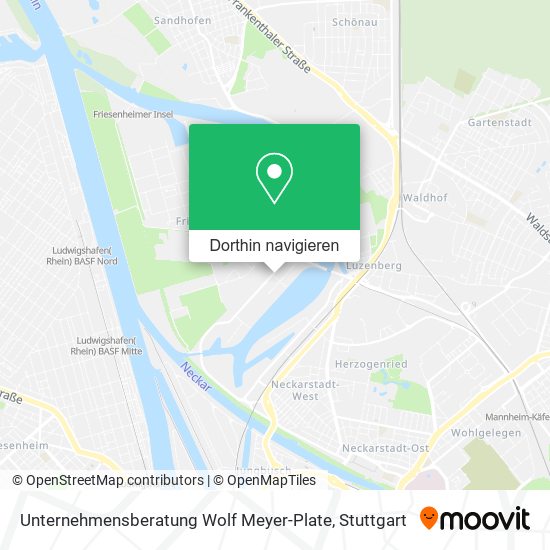 Unternehmensberatung Wolf Meyer-Plate Karte