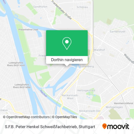 S.F.B. Peter Henkel Schweißfachbetrieb Karte