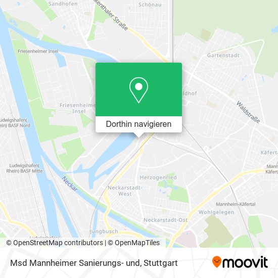 Msd Mannheimer Sanierungs- und Karte