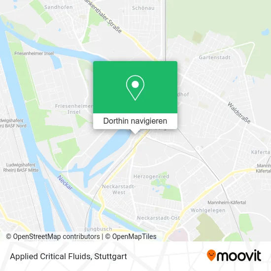 Applied Critical Fluids Karte