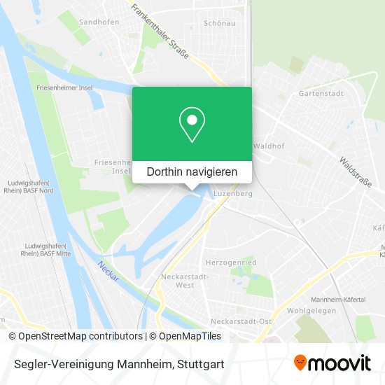 Segler-Vereinigung Mannheim Karte