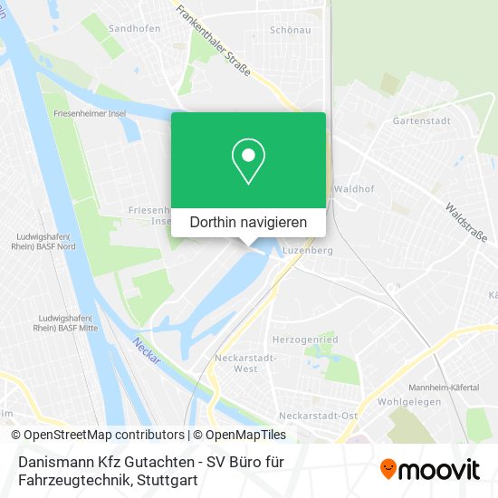 Danismann Kfz Gutachten - SV Büro für Fahrzeugtechnik Karte