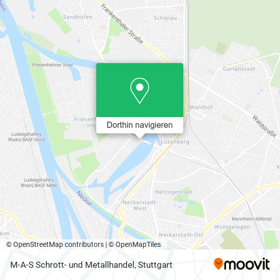M-A-S Schrott- und Metallhandel Karte