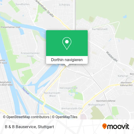 B & B Bauservice Karte