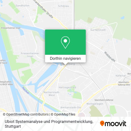 Ubiot Systemanalyse und Programmentwicklung Karte