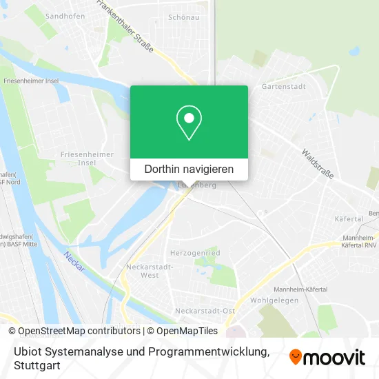 Ubiot Systemanalyse und Programmentwicklung Karte