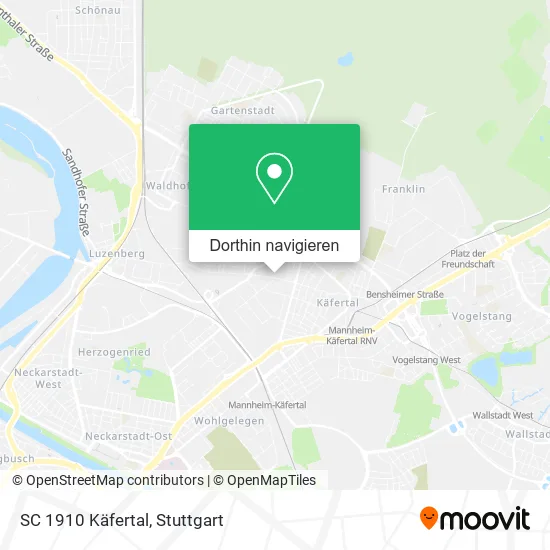 SC 1910 Käfertal Karte