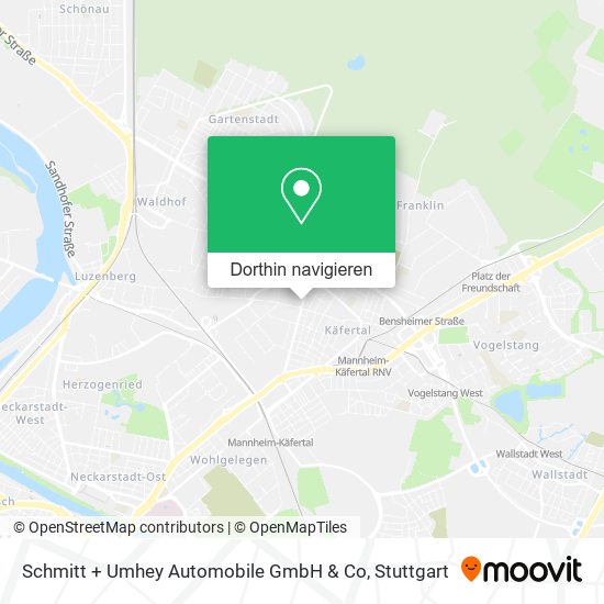 Schmitt + Umhey Automobile GmbH & Co Karte