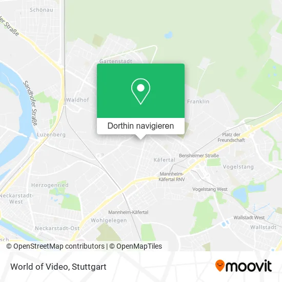 World of Video Karte