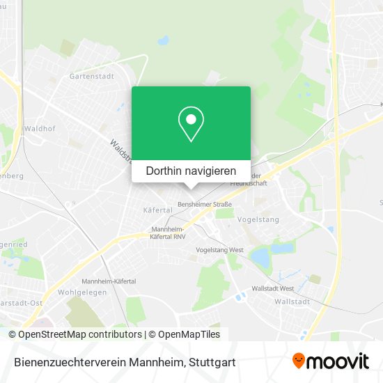Bienenzuechterverein Mannheim Karte