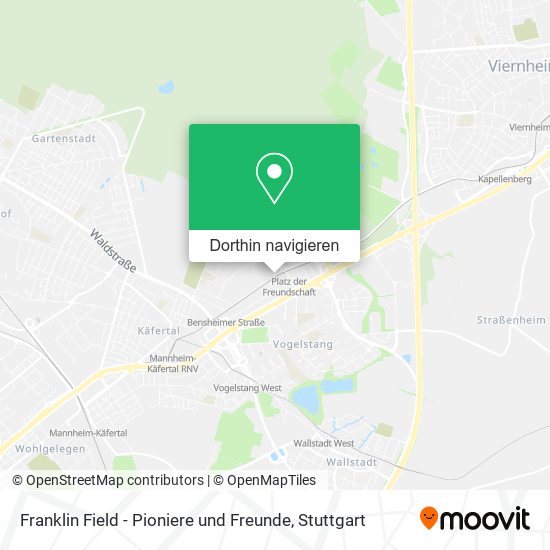 Franklin Field - Pioniere und Freunde Karte